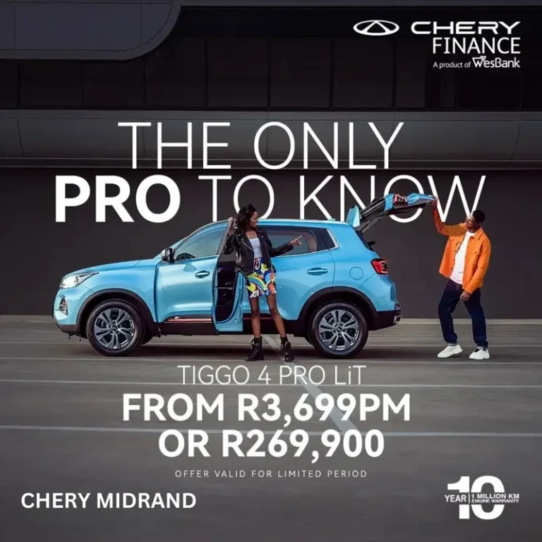 Chery Tiggo 4 Pro LIT Deal September 2024