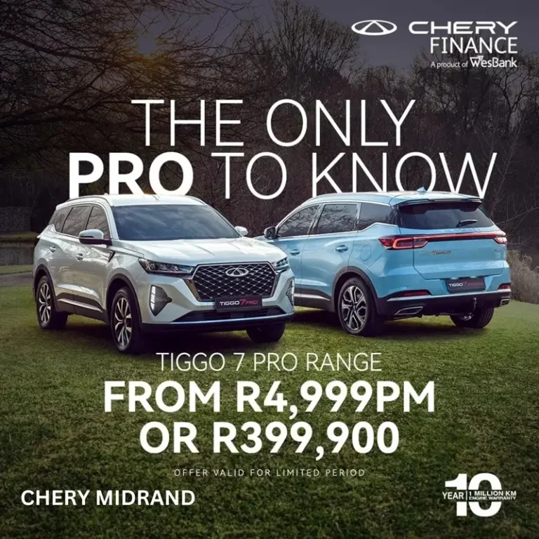 Chery Tiggo 7 Pro Deal September 2024