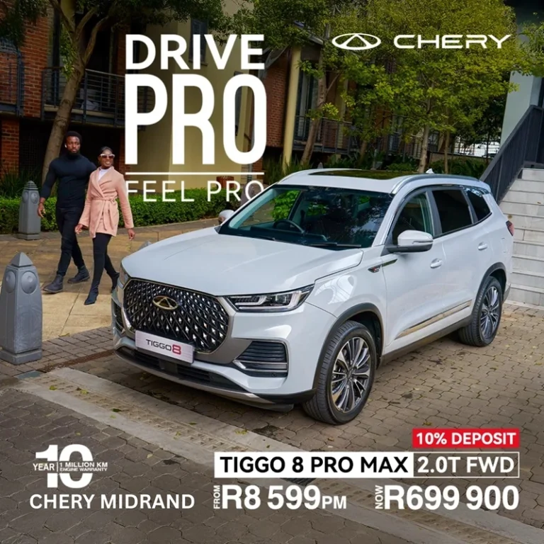 Chery Midrand - Tiggo 8 Pro Max 2.0T FWD