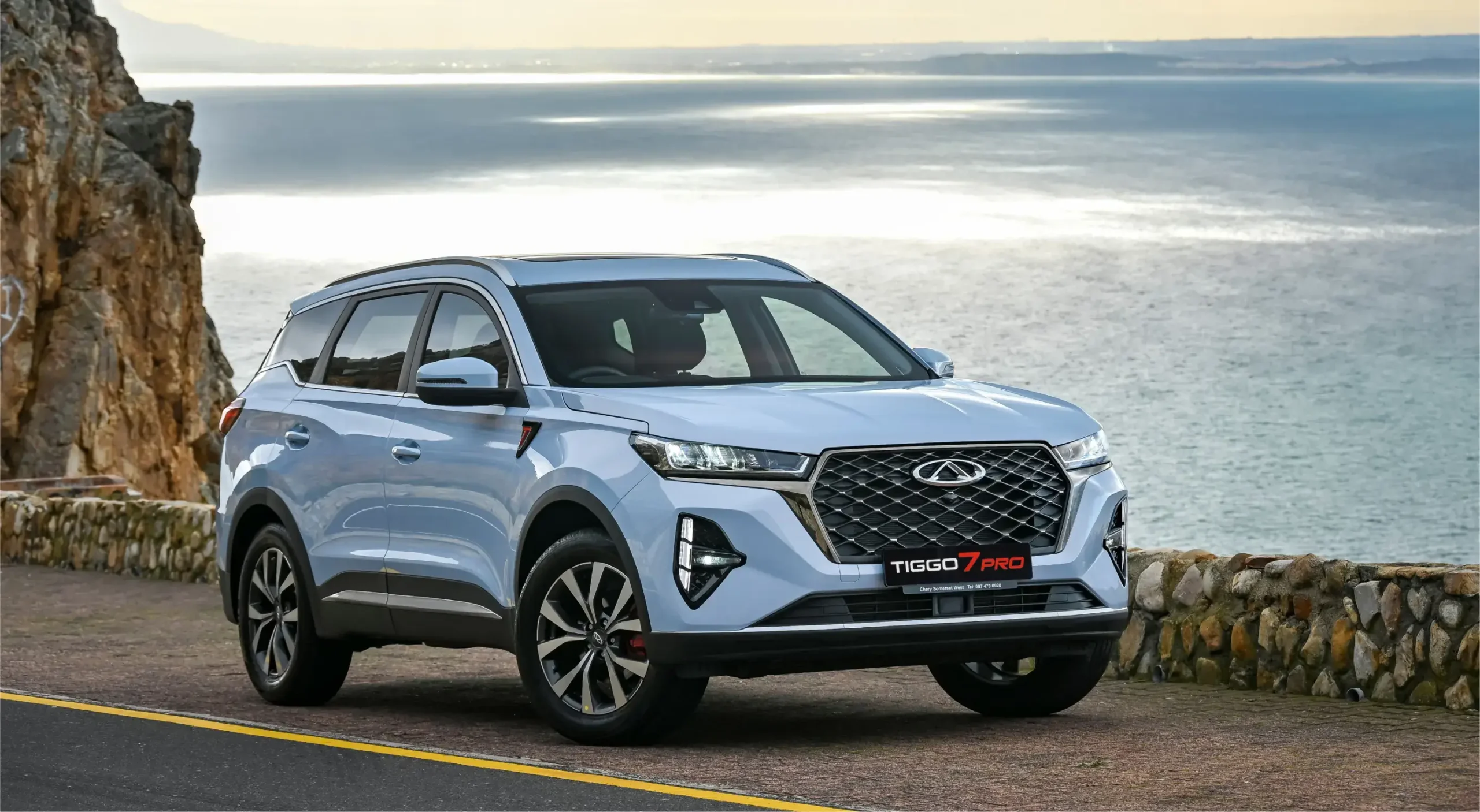 tiggo 7 pro by the ocean