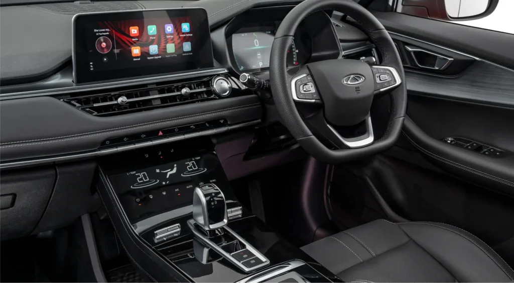 tiggo 7 pro interior and steering wheel