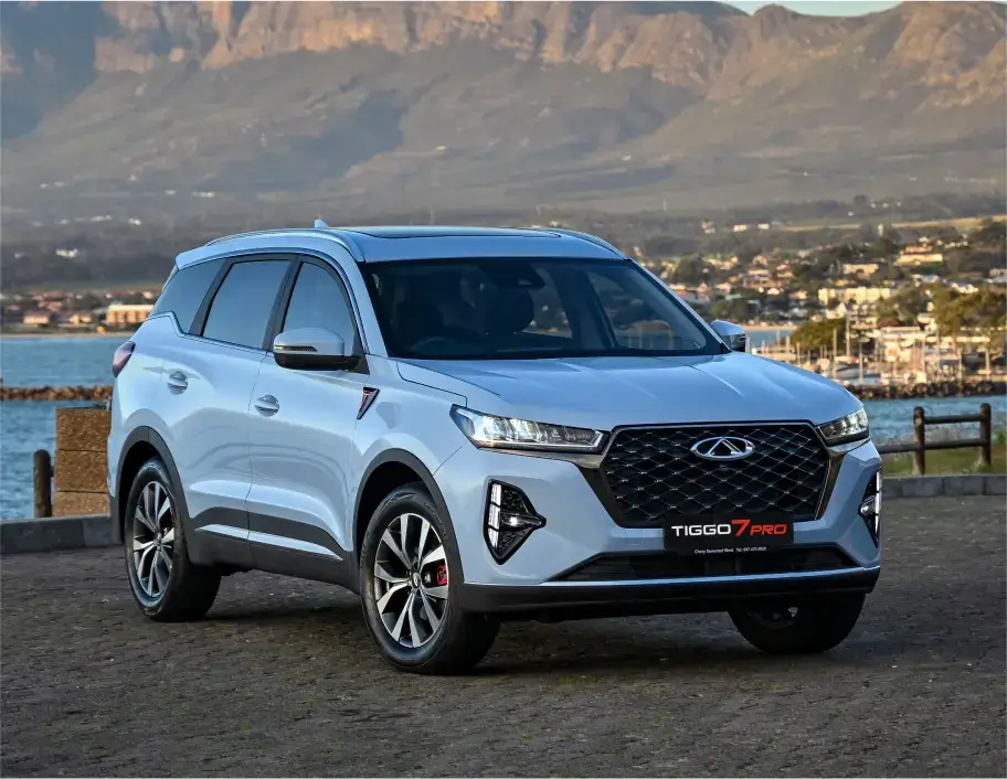 tiggo 7 pro close up of front view