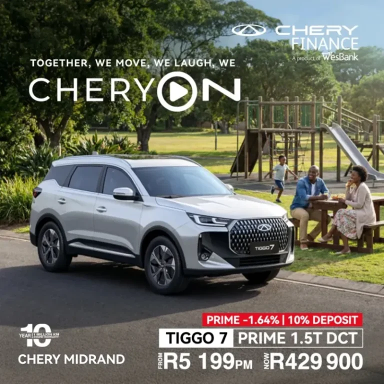 CHERY Tiggo 7 Prime 1.5T DCT from R5199 - 429900
