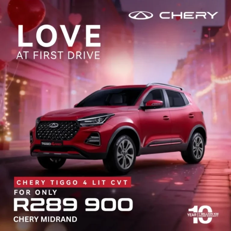 Chery Tiggo 4 LIT CVT For R289900