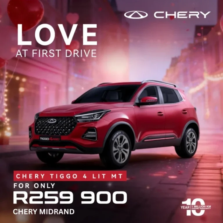 Chery Tiggo 4 LIT MT For R259900