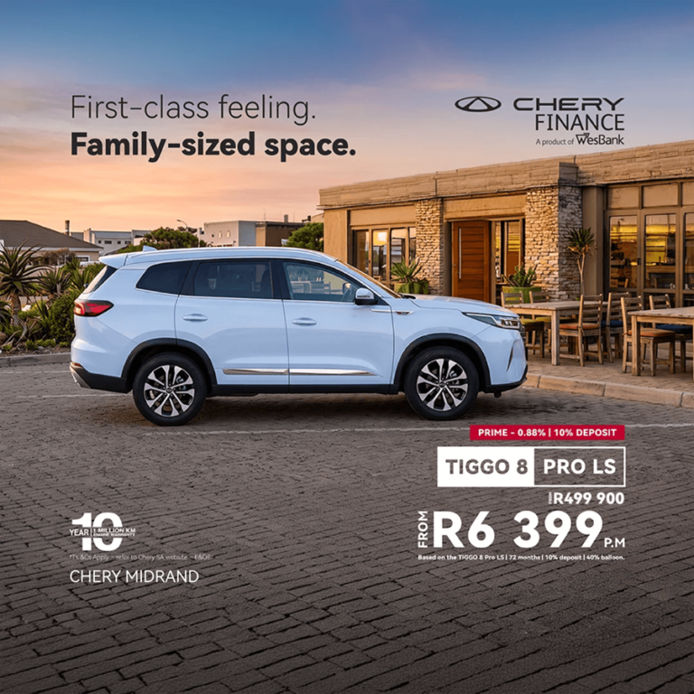 Tiggo 8 LS from R6 399 pm
