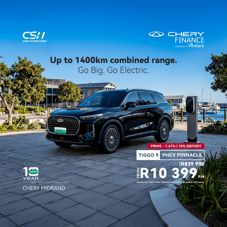Tiggo 9 phev from R10 399